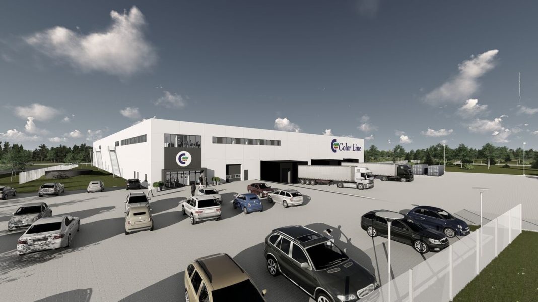 Color Lines logistikksenter i Hirtshals