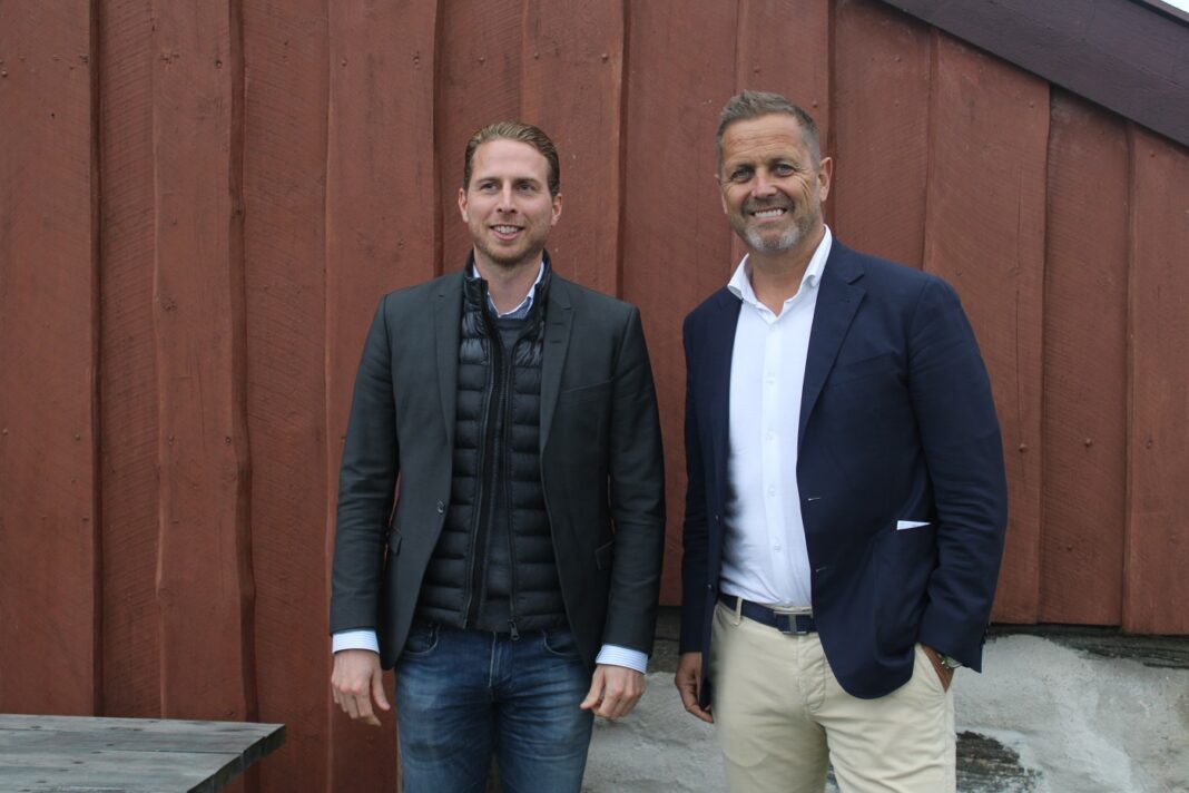 Lars Hvam, Investeringsdirektør i Nysnø Klimainvesteringer, og Tom Even Mortensen, Daglig leder i Sandwater