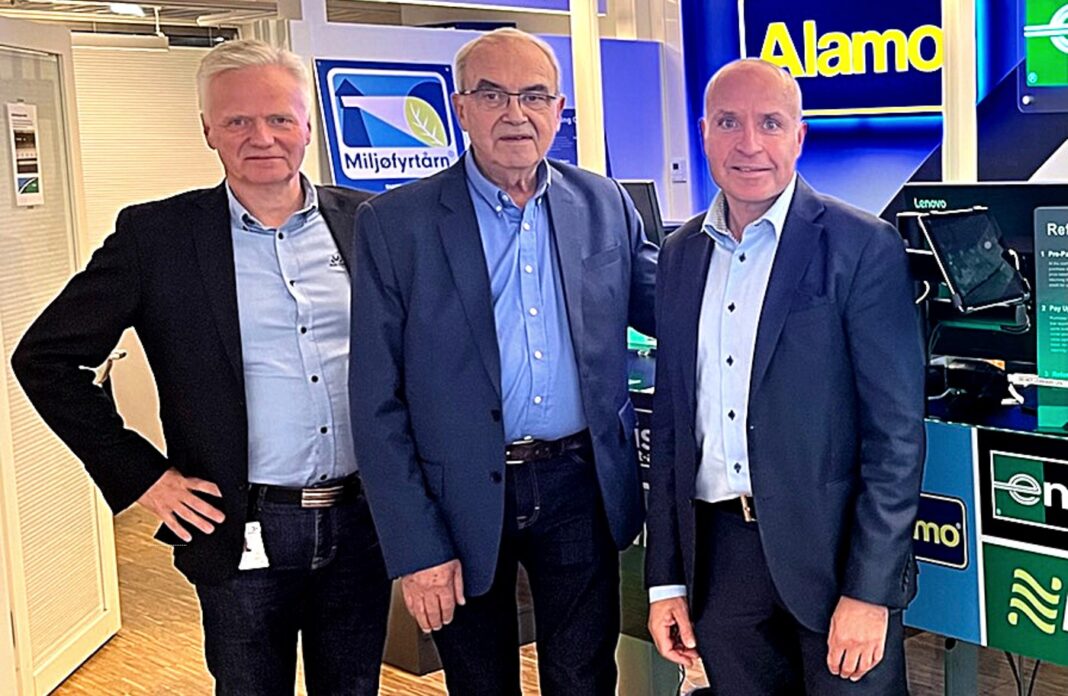 Tormod Kvam, daglig leder i Autoplan, Arvid Sulland , konsernsjef i Sulland Holding og Ole Grønvold , Country Manager Enterprise Rent-A-Car i Norge og Sverige.